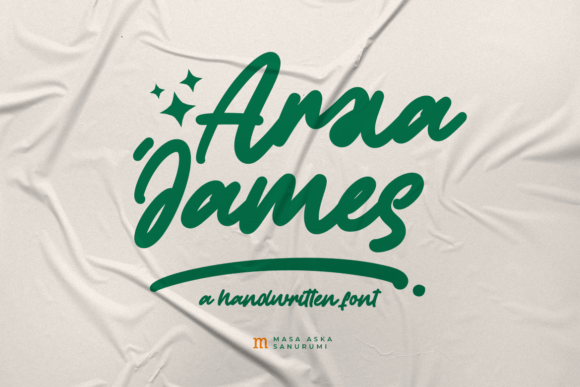 Arxa James: A Modern Script Font for Editorial Elegance