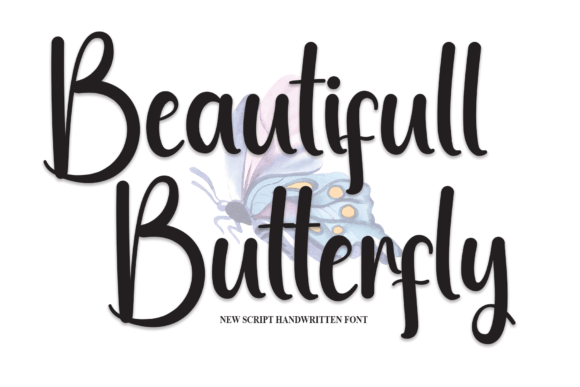 Beautifull Butterfly: A Charming Font for Elegant Campaigns