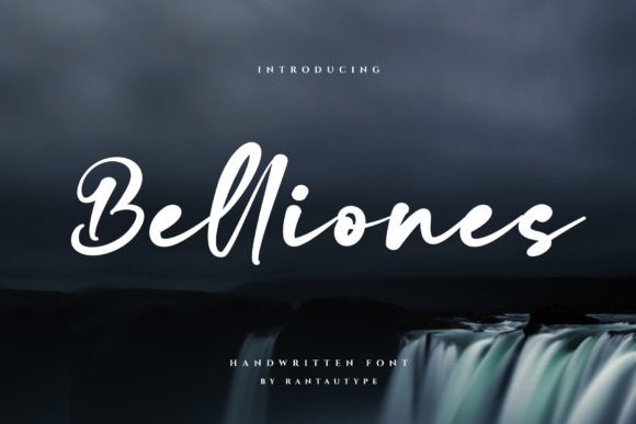 Belliones: A Handwritten Font for Distinctive Digital Branding