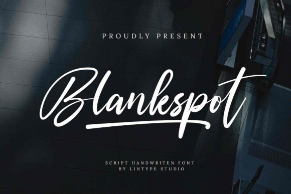 Blankspot: A Handwritten Script Font for Web Design