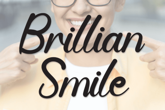 Brillian Smile: A Handwritten Font for Engaging Campaigns
