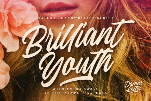Brilliant Youth: A Chic Script Font for Modern Web Design