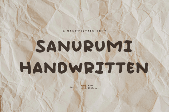Bring Charm to Your Creations with Sanurumi Handwritten