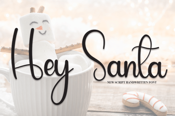 Bring Magic to Your Creations with Hey Santa Font