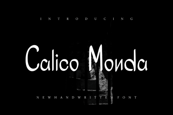 Calico Monda: A Bold, Craft-Friendly Handwritten Typeface