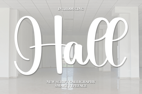 Discover Hall: A Handwritten Font for Elegant Branding