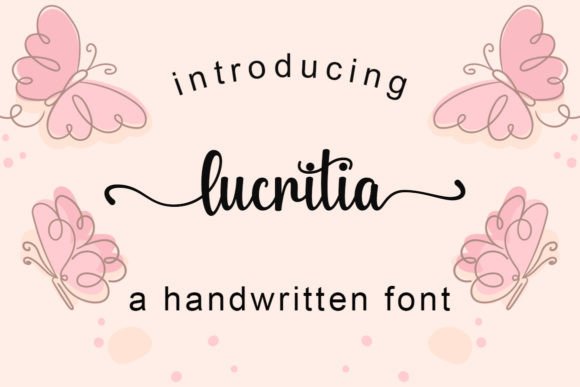 Discover Lucritia: The Perfect Script Font for Editorial Design