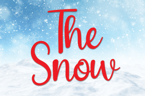 Discover The Snow: A Joyful Handwritten Font for Editorial Design
