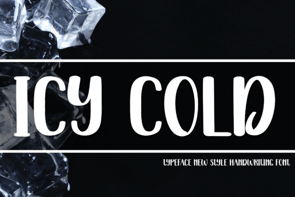 Elevate Your Brand with Icy Cold: A Versatile Handwritten Font