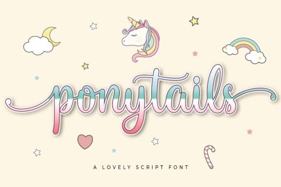 Elevate Your Brand with the Elegant Ponytails Font
