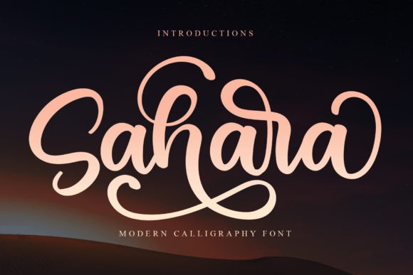 Enhance Your Brand with Sahara: A Charming Handwritten Font