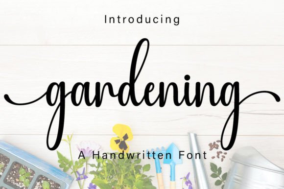 Gardening: A Delicate and Elegant Handwritten Font
