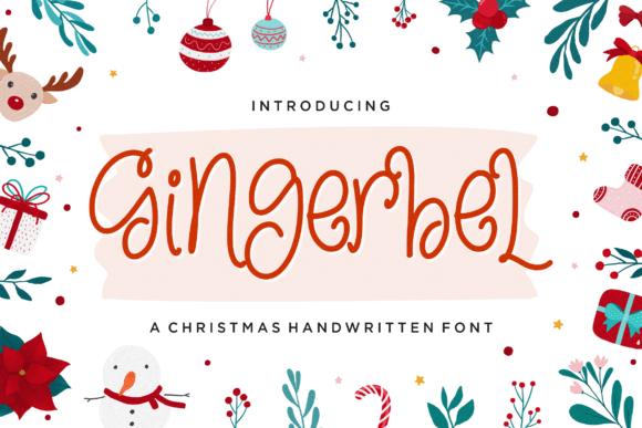 Gingerbel: A Christmas Handwritten Font for Web Design