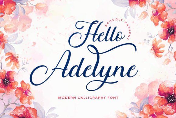 Hello Adelyne: A Script Font with Editorial Grace