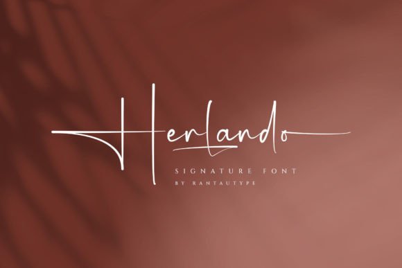 Herlando: A Font of Handwritten Charm for Crafters and Creators