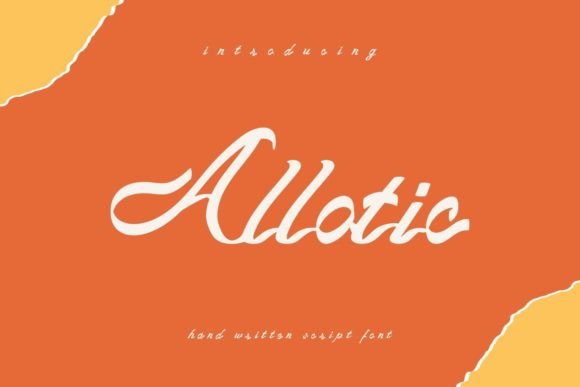 How Allotic, a Handwritten Font, Can Upgrade Your Small Business Brand
