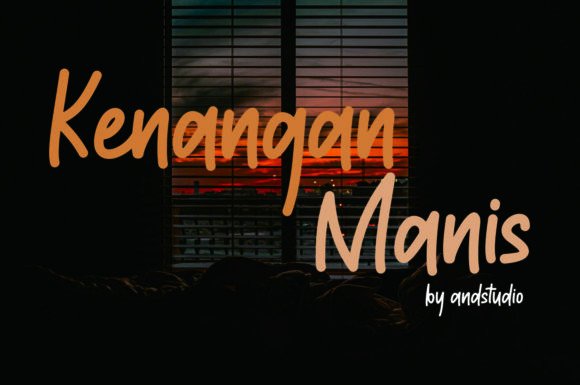 Kenangan Manis: A Handwritten Font for Editorial Elegance