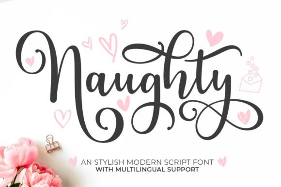 Naughty: The Perfect Font for Engaging Campaign Designs