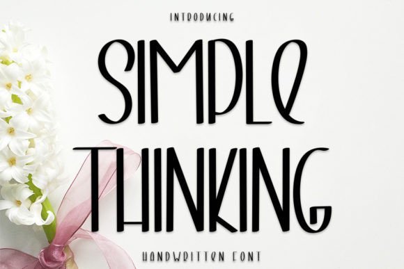 Simple Thinking: A Handwritten Font for Creative Makers