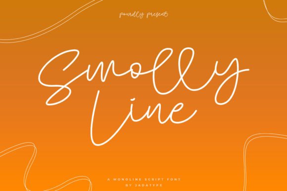 Smolly Line: The Practical Script Font for Campaign Design