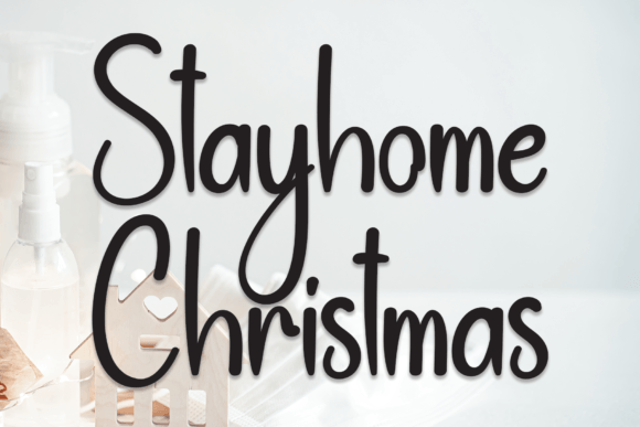 Stayhome Christmas: A Charming Font for Crafters