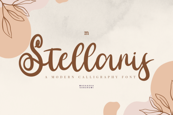 Stellaris: A Modern Script Typeface for Digital Creators