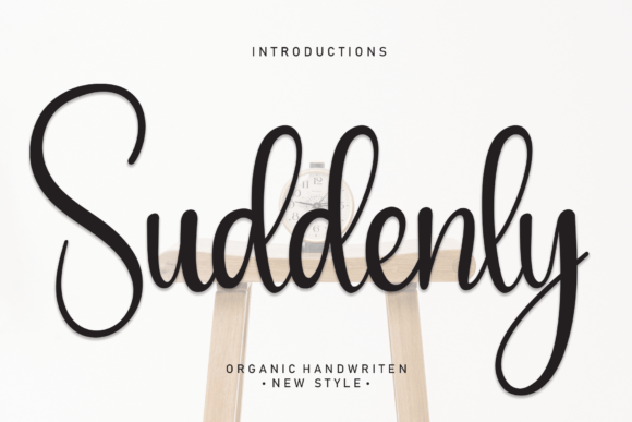 Suddenly: A Charming and Elegant Font for Crafters