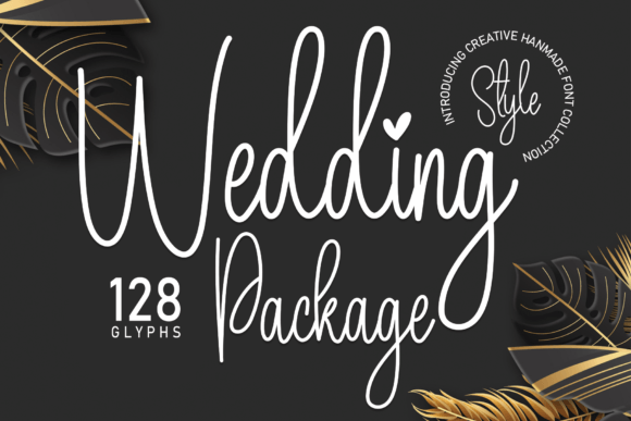 Wedding Package: A Versatile Script Font for Brand Identity