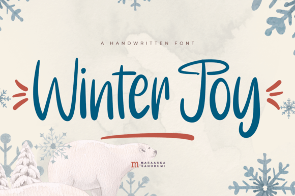 Winter Joy: A Charming Script Font for Editorial Design