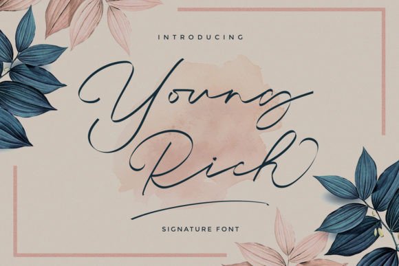 Young Rich: The Perfect Script Font for Modern Web Design